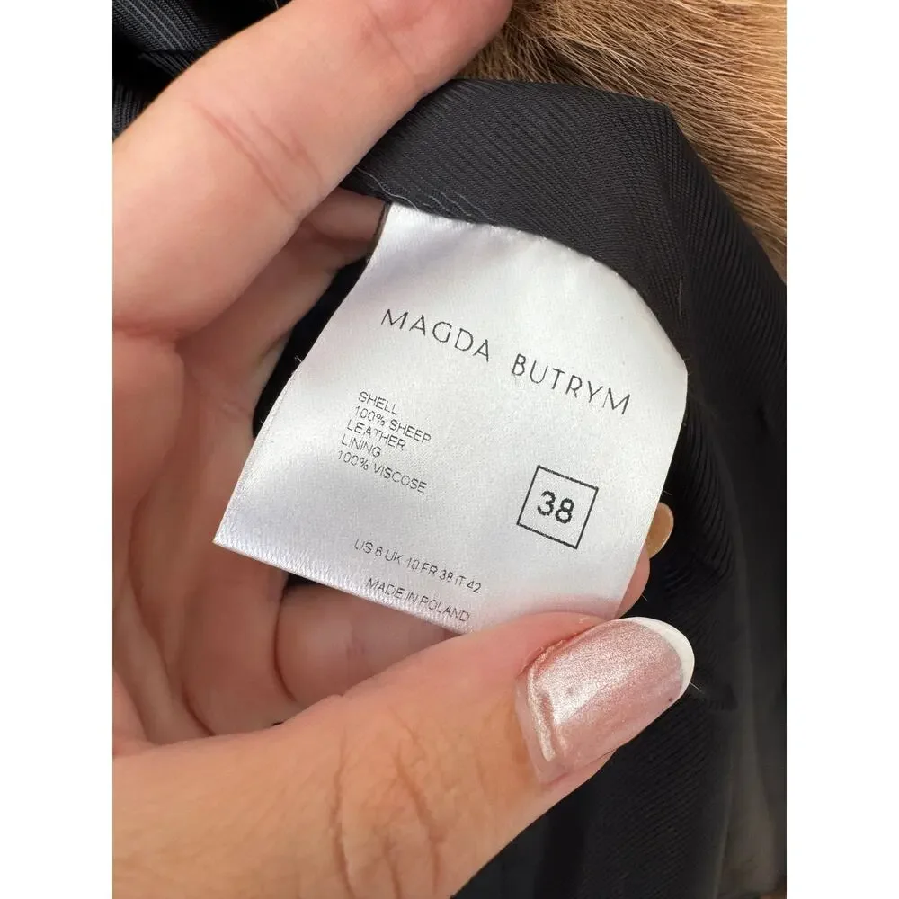 Magda Butrym Hourglass Fur-effect Blazer